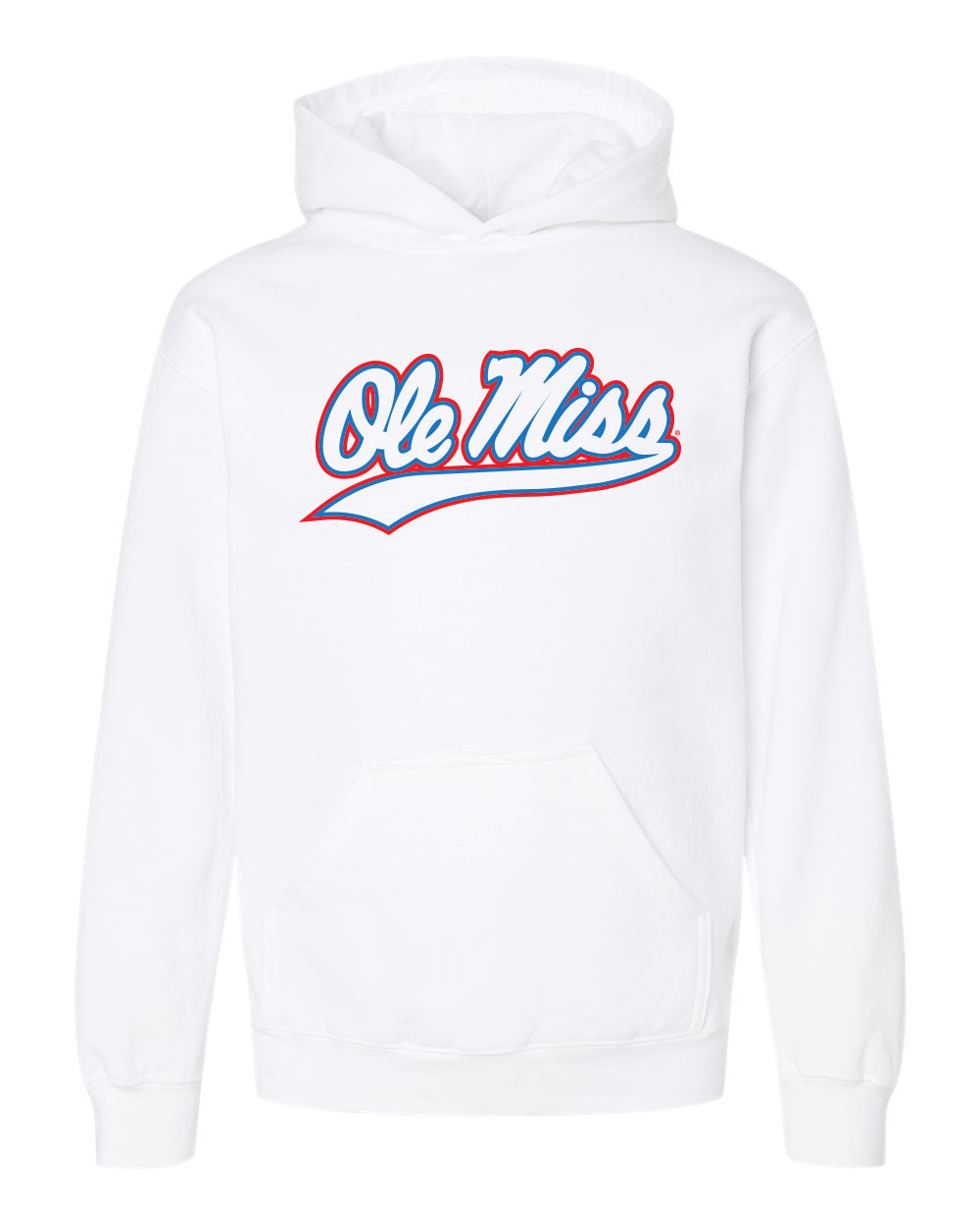 Tultex Ole Miss Swoosh Sweatshirt Hoodie