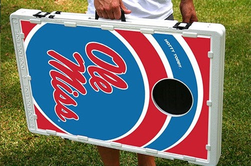 Ole Miss Rebels Vortex Baggo Bean Bag Toss Portable Cornhole Game