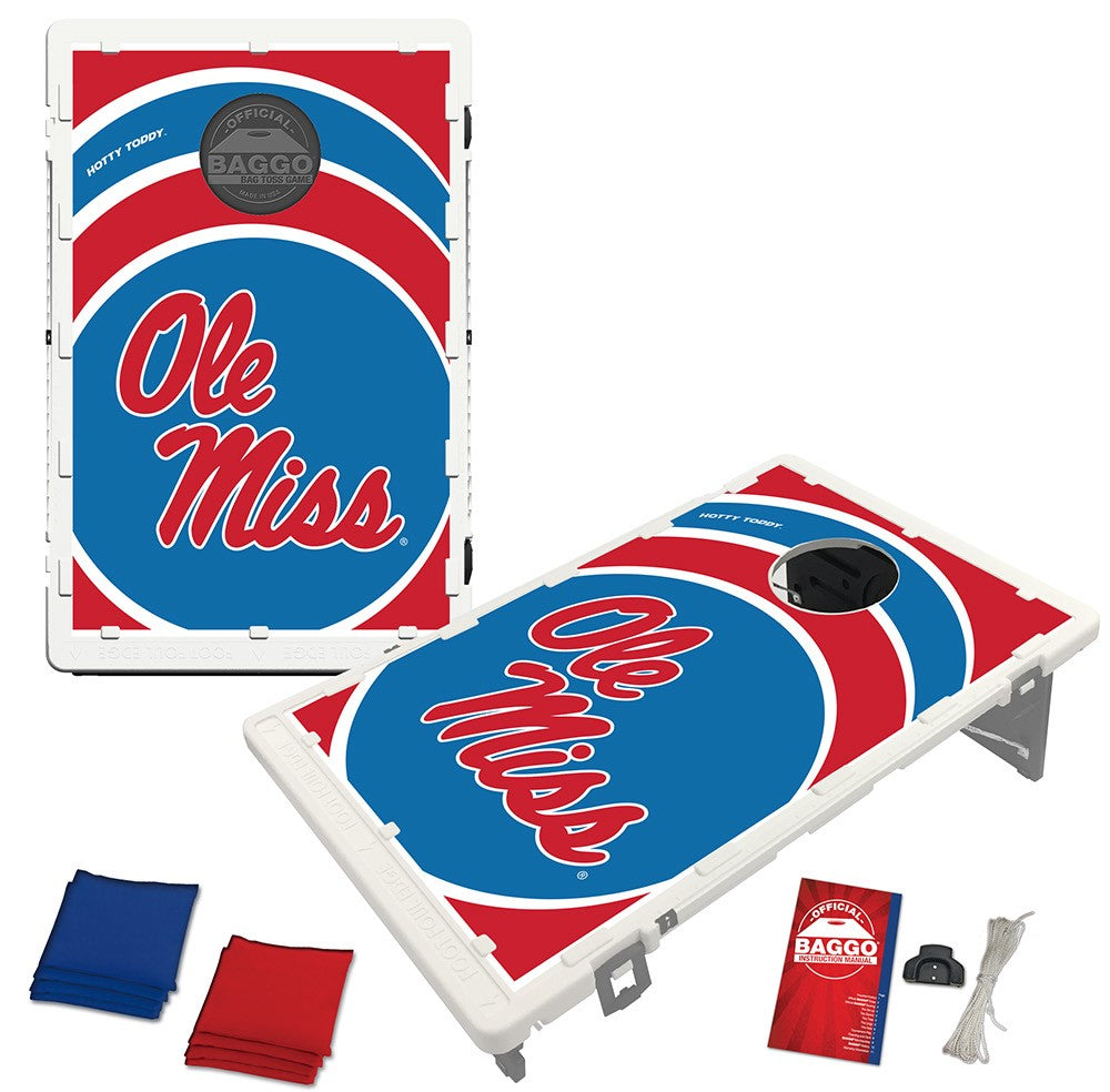 Ole Miss Rebels Vortex Baggo Bean Bag Toss Portable Cornhole Game