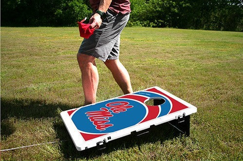 Ole Miss Rebels Vortex Baggo Bean Bag Toss Portable Cornhole Game