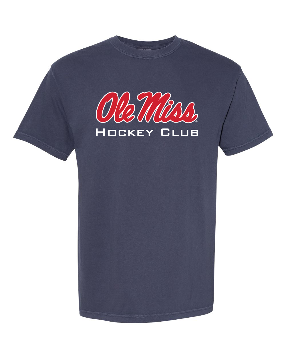 Navy Ole Miss Hockey Club T-Shirt