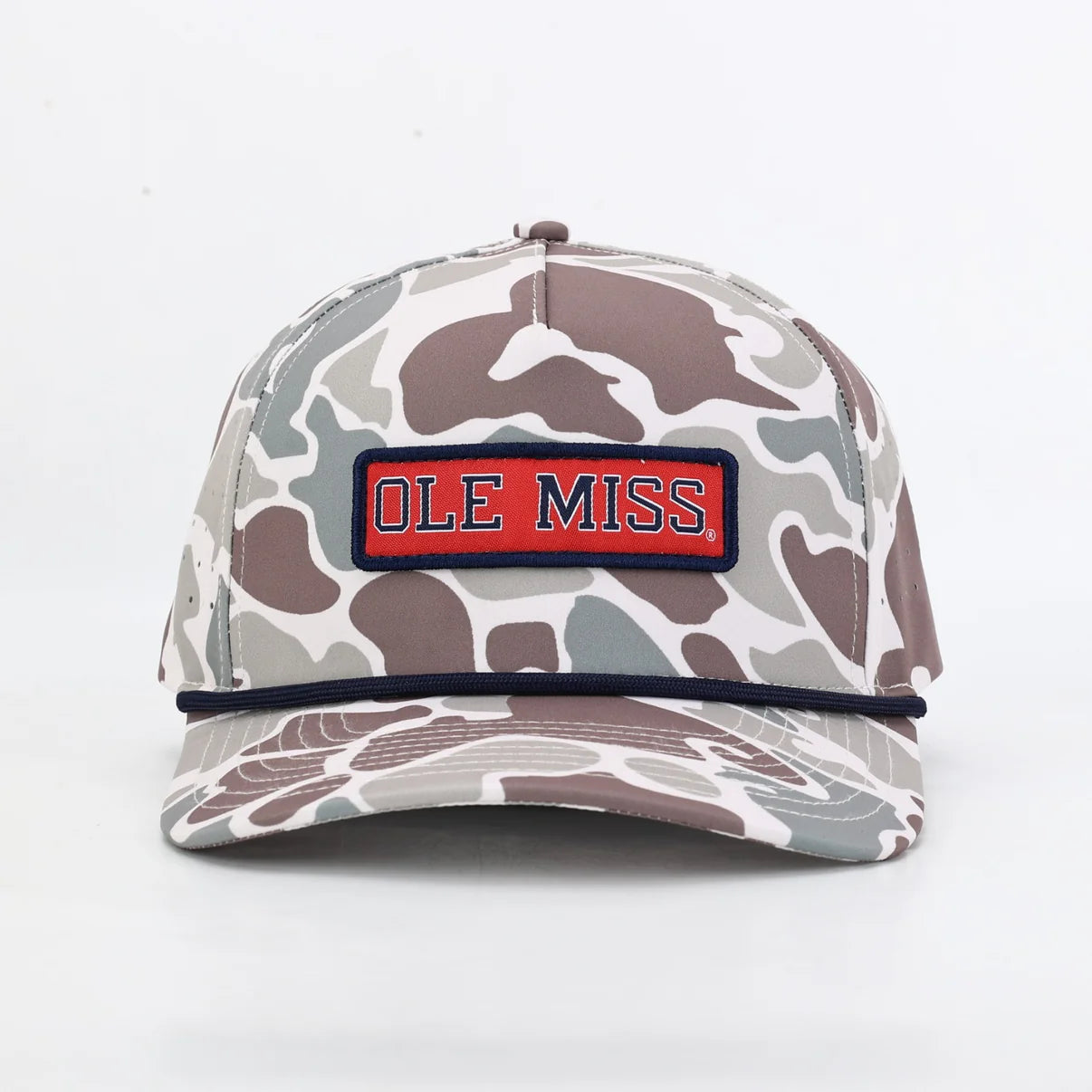 Ole Miss Performance Rope Hat - Camo
