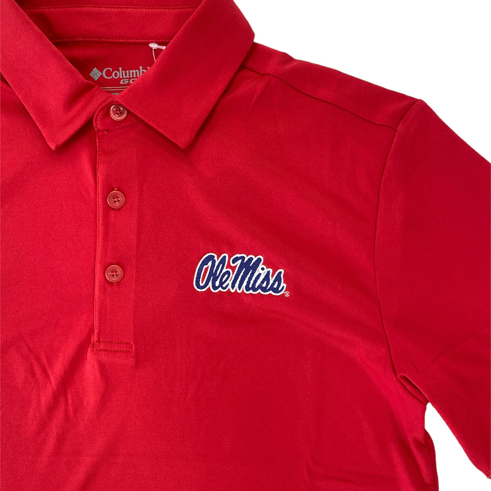 
                  
                    Columbia Omni Wick Drive Polo - Red with Ole Miss Script
                  
                