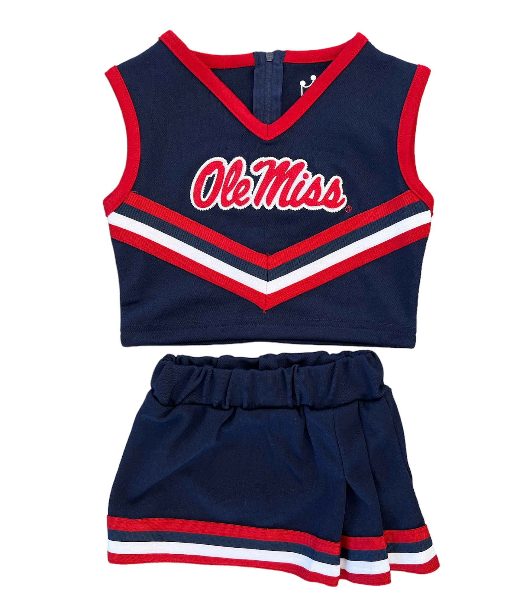 Little King Two Piece Cheer Outfit- Navy