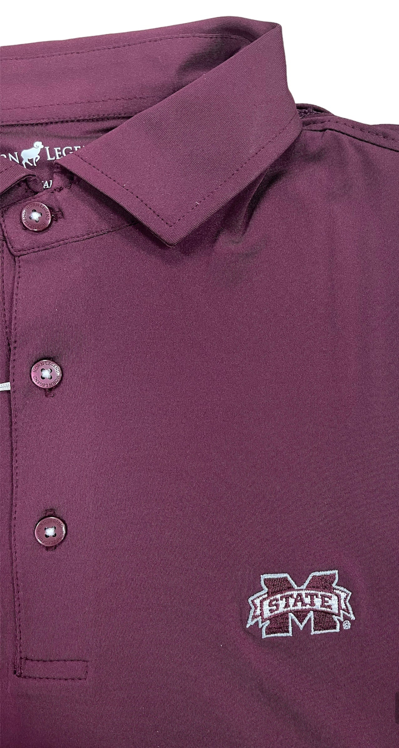 Horn Legend Maroon Polo
