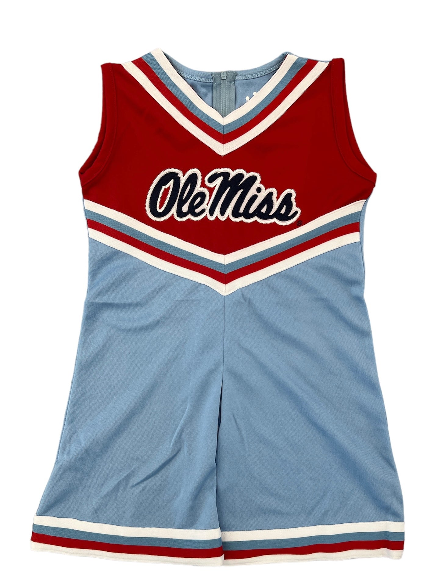 Little King Ole Miss Cheer Jumper- Powder Blue/Red