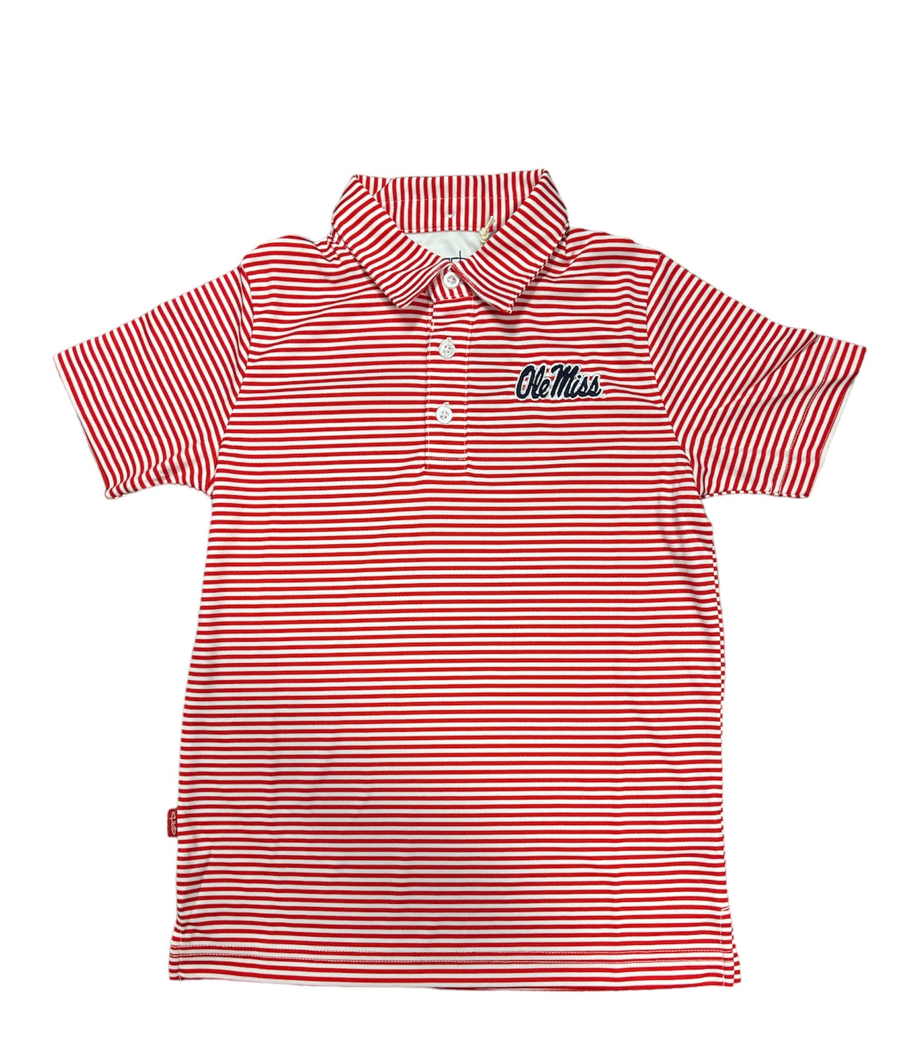 Garb Infant and Youth Red and White Stripe Polo