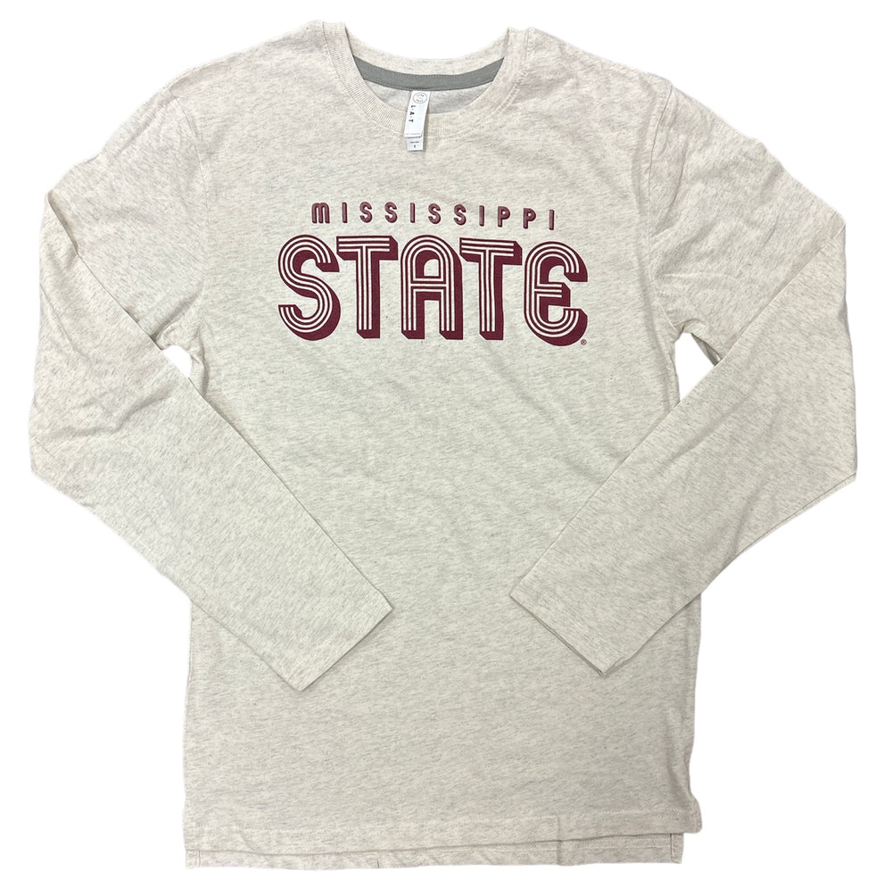 Live and Tell Mississippi State Oatmeal Women's Long Sleeve