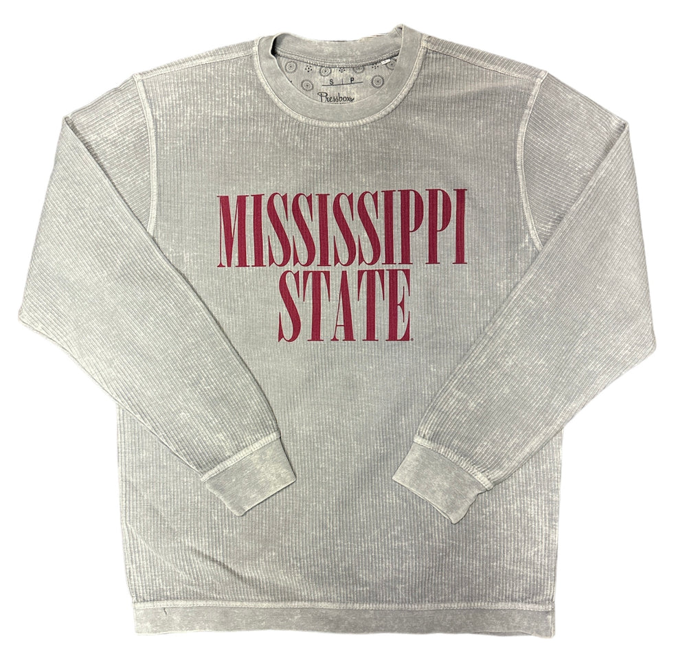 Pressbox Mississippi State “Showtime” Corded Sweatshirt