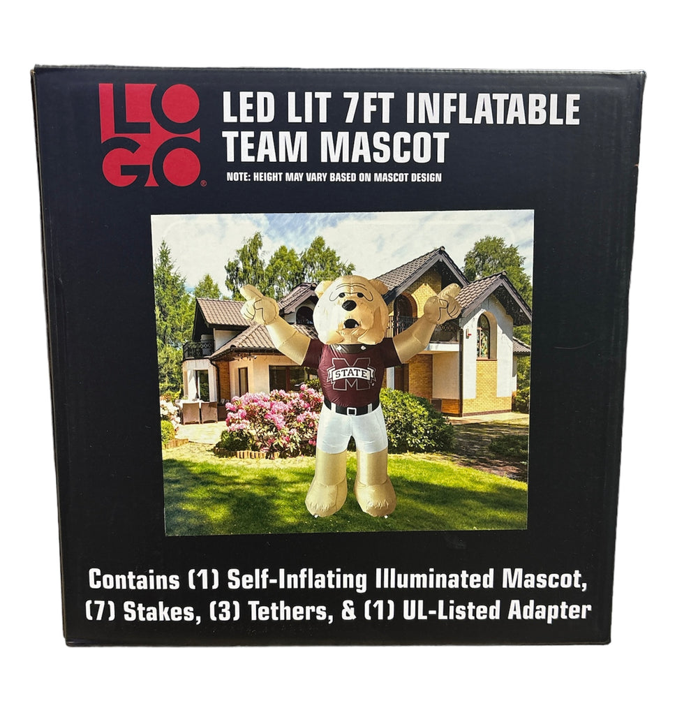 LED Lit Inflatable Mississippi State Team Mascot