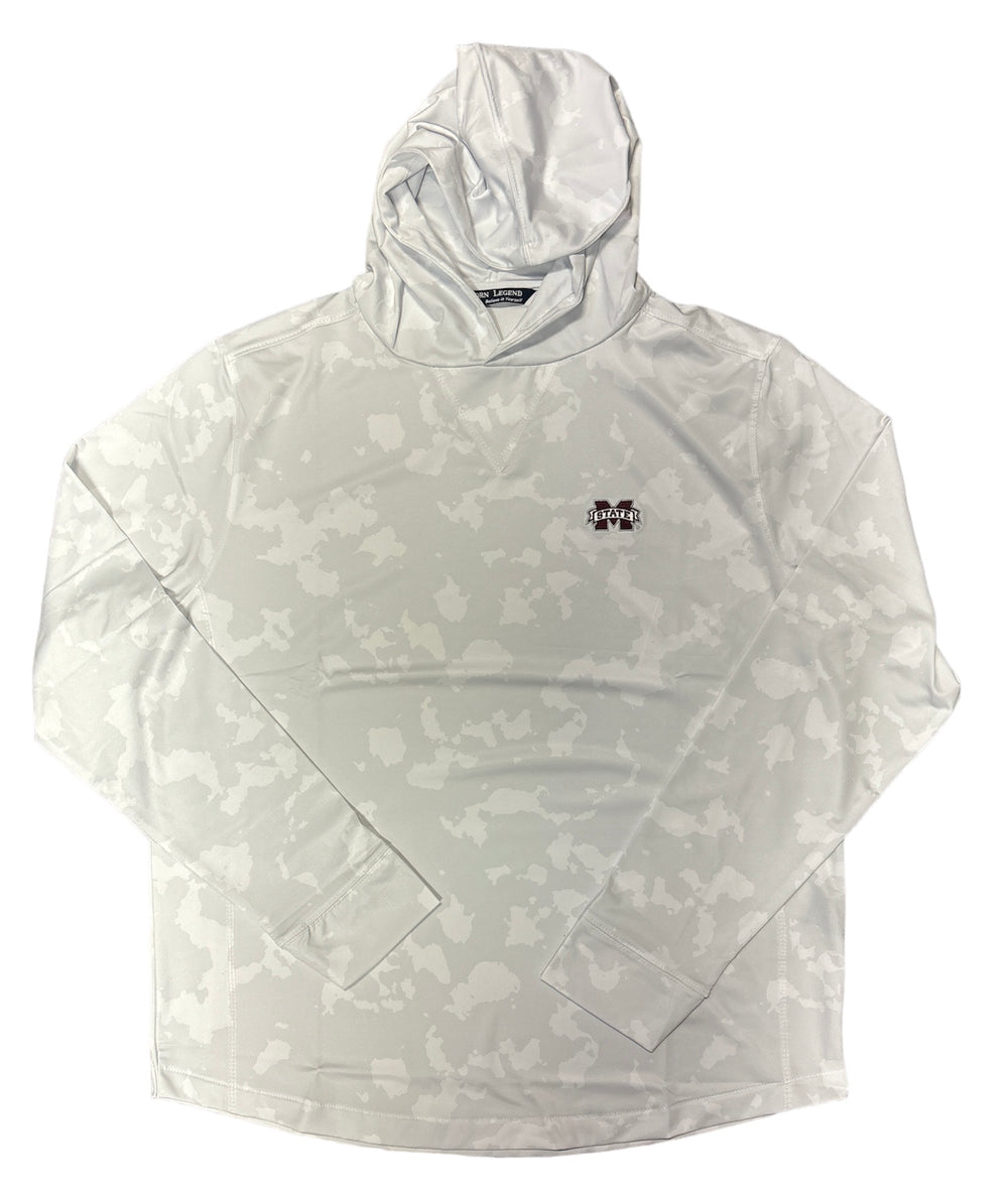 Horn Legend Snow Camo Hooded Dri Fit Pullover - State