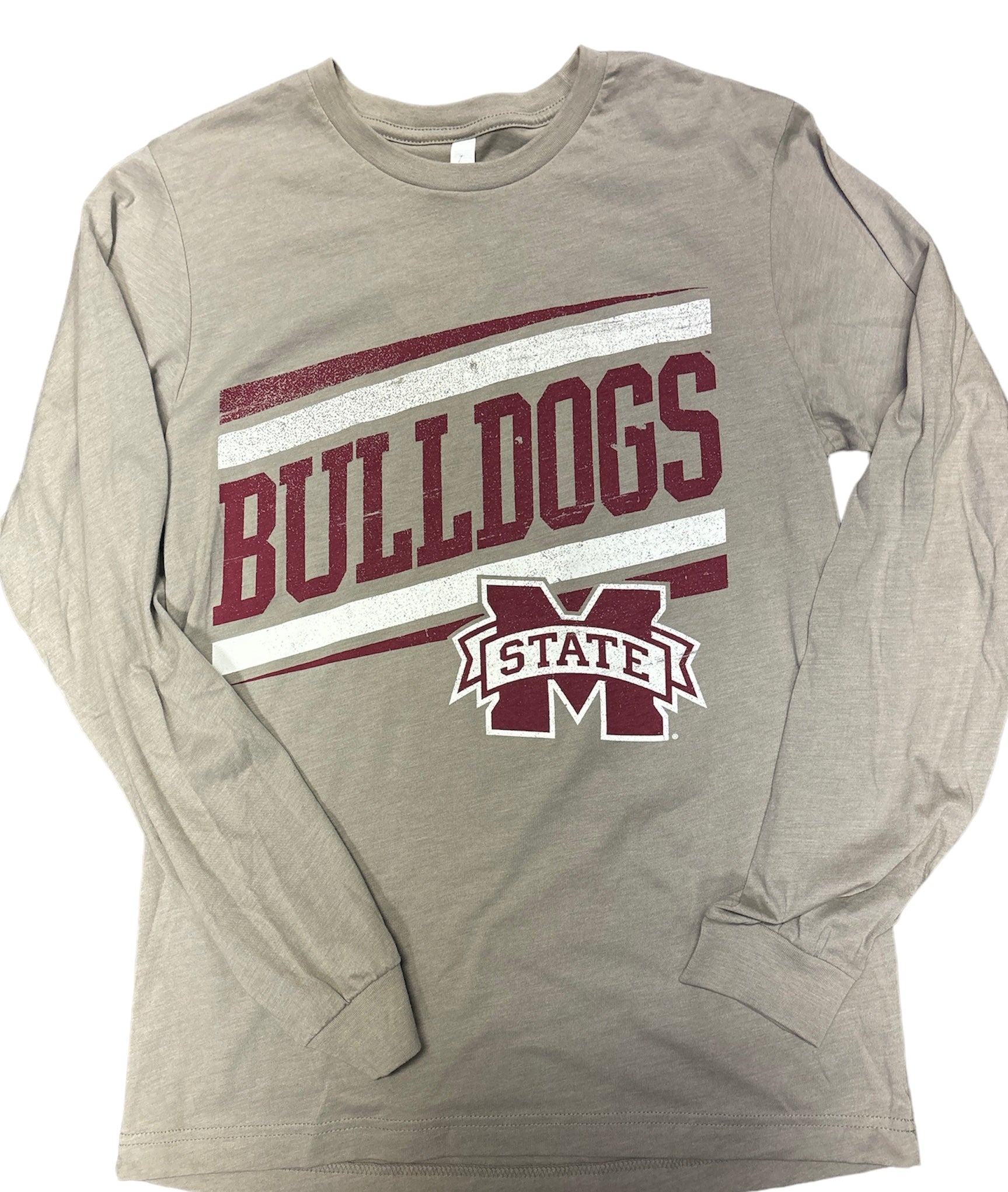 Tan Bulldogs Long Sleeve Tee