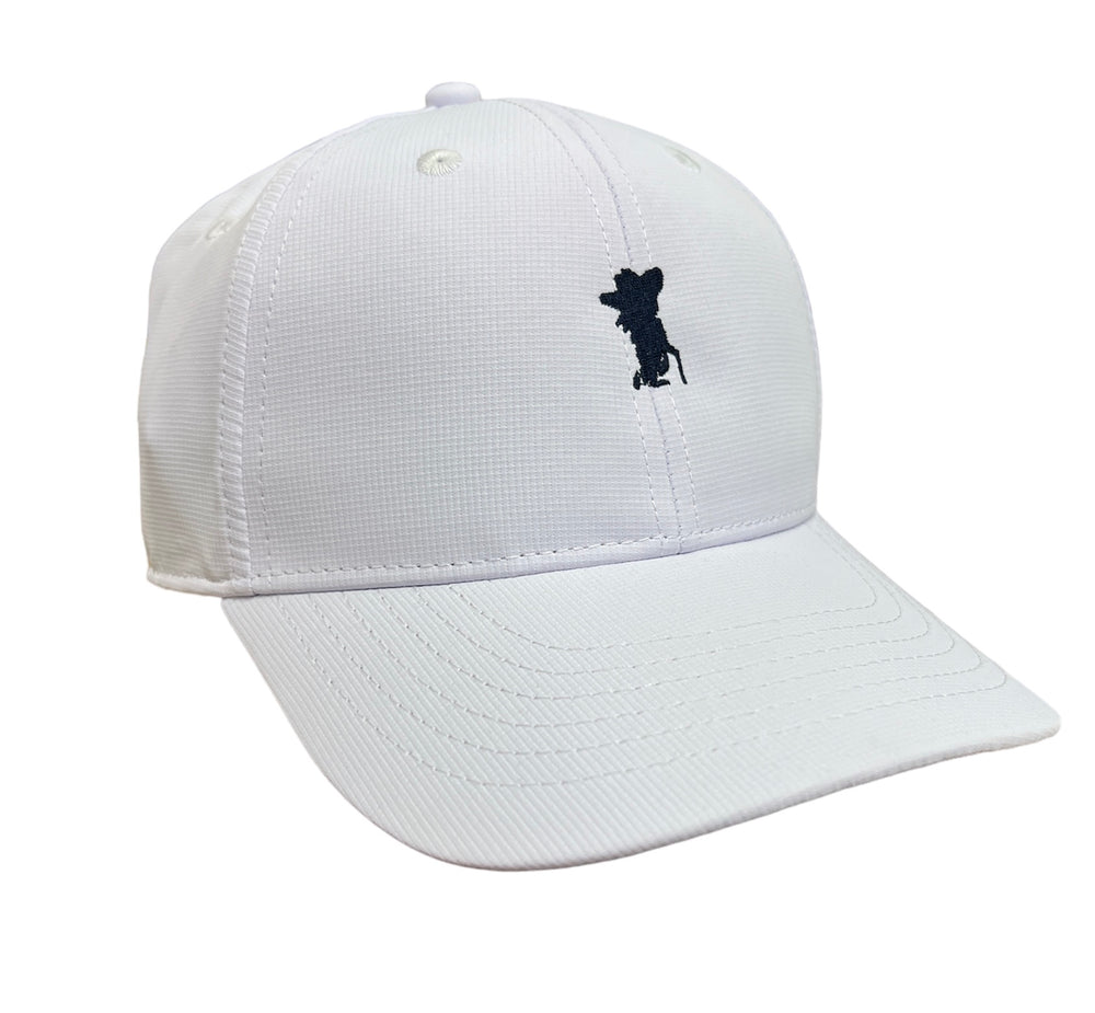 The Game White Ole Miss Colonel Reb Hat - Navy Logo