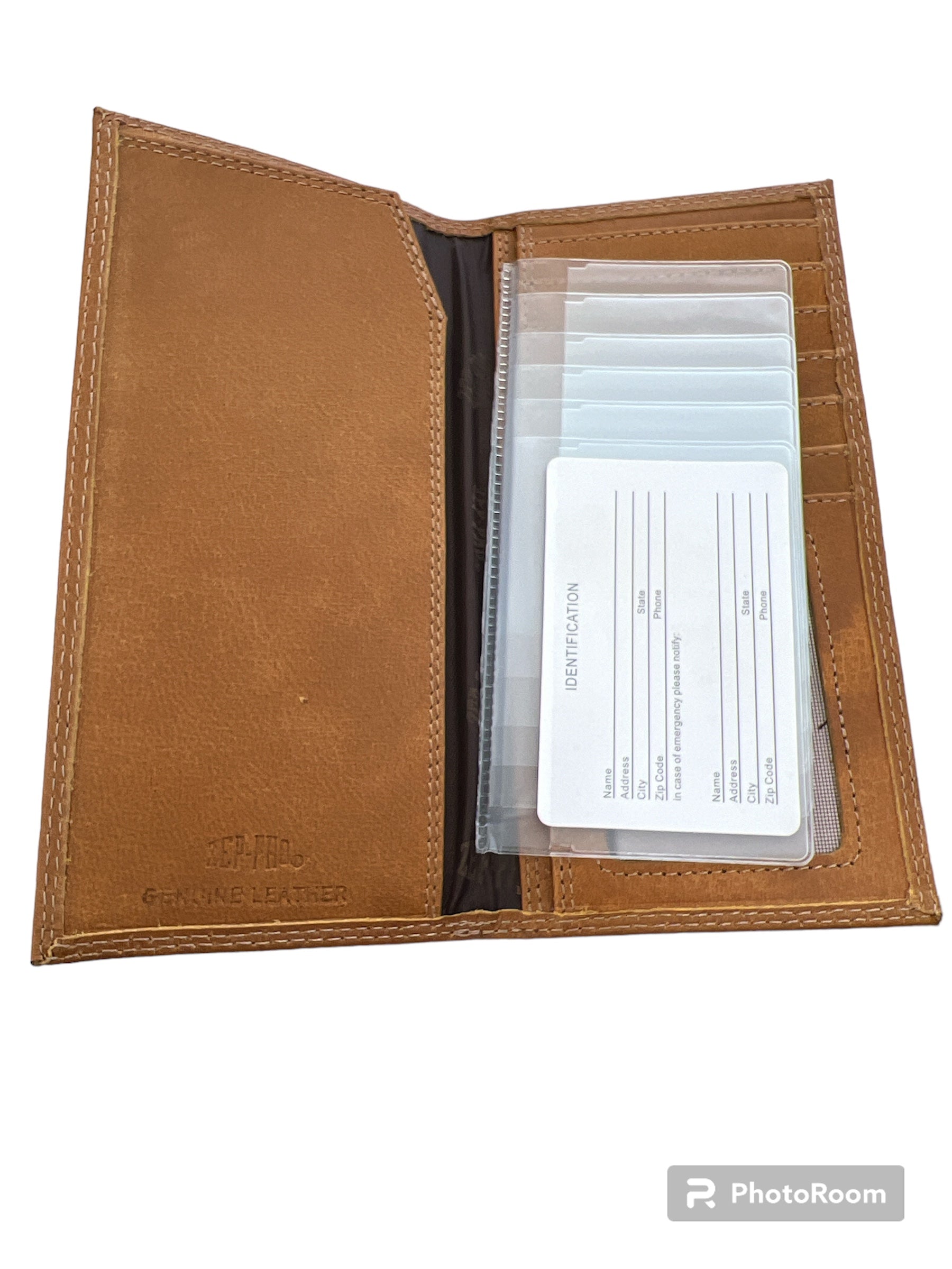 Zep Pro Ole Miss Tan Secretary Wallet