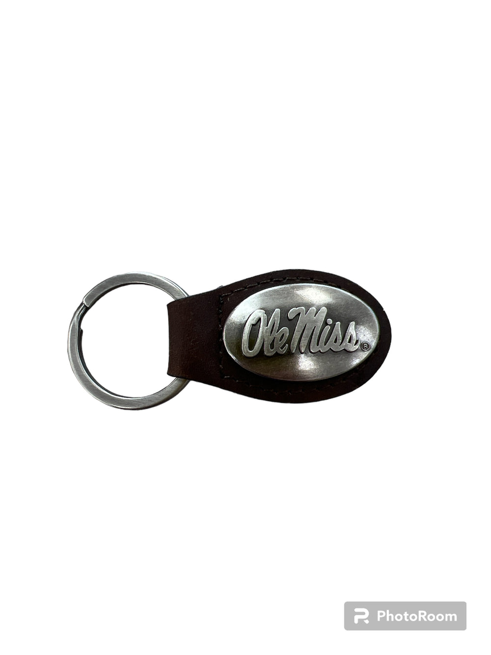 Ole Miss Leather Key Chain