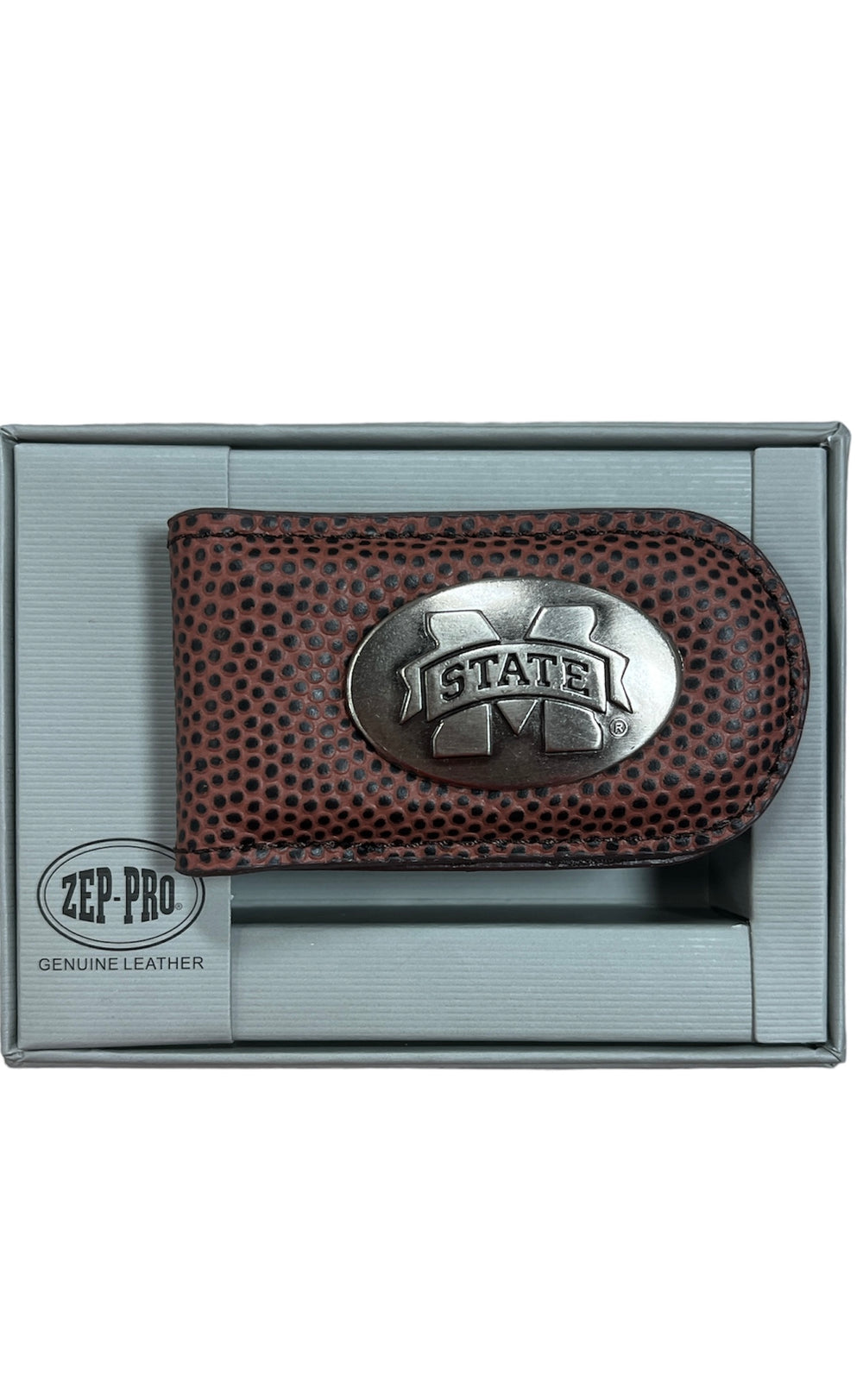 Mississippi State Leather Magnetic Money Clip