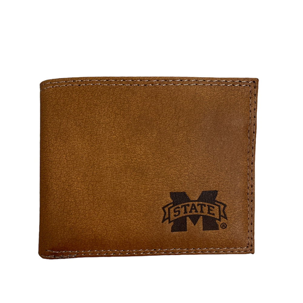 
                  
                    Tan Passcase Wallet Embossed Mississippi State
                  
                