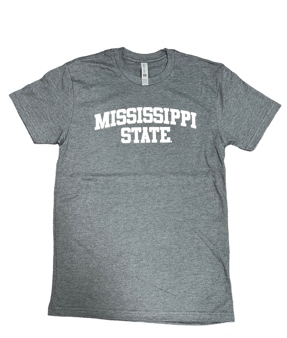 Next Level Mississippi State Gray T-Shirt