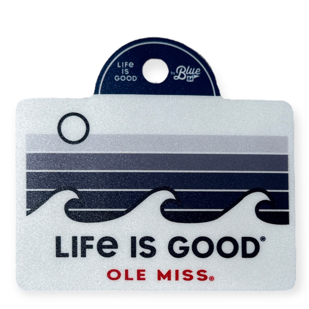 Blue 84 Life Is Good Ole Miss Sticker