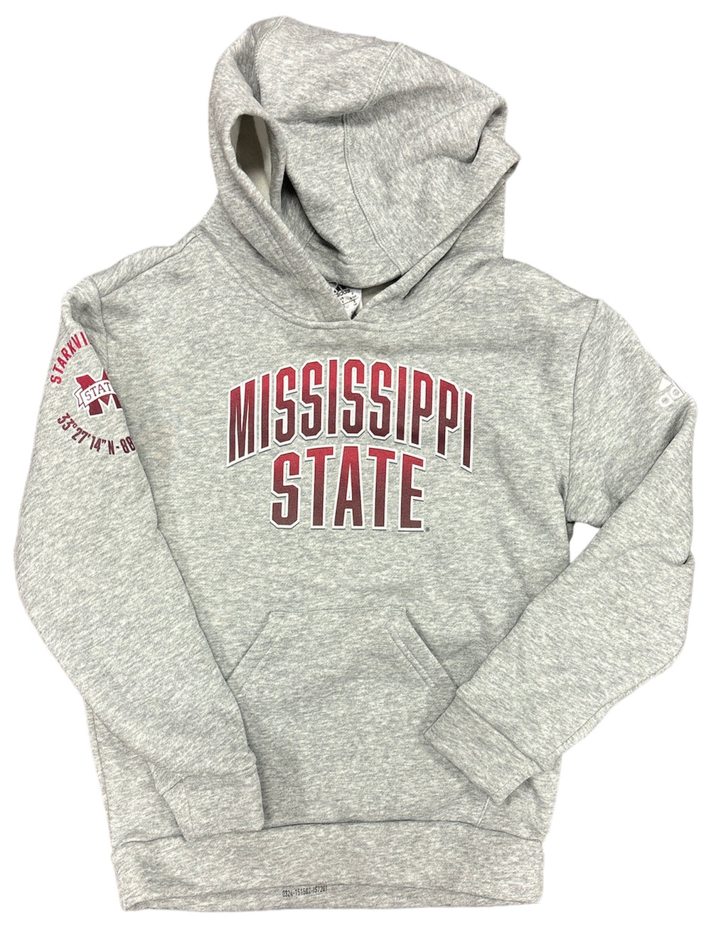 Adidas Mississippi State Youth Hoodie