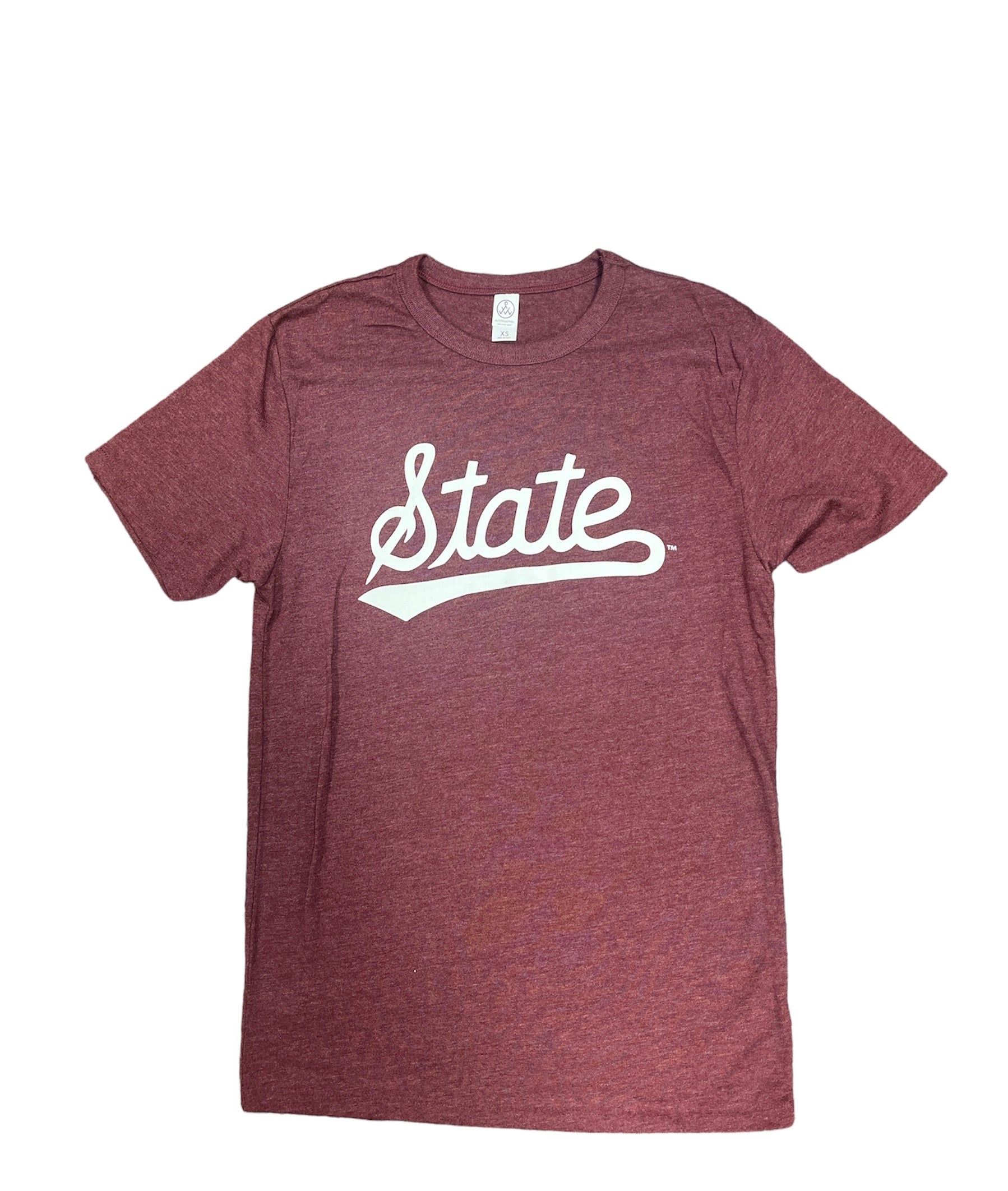 Alternative Maroon State Script Tee