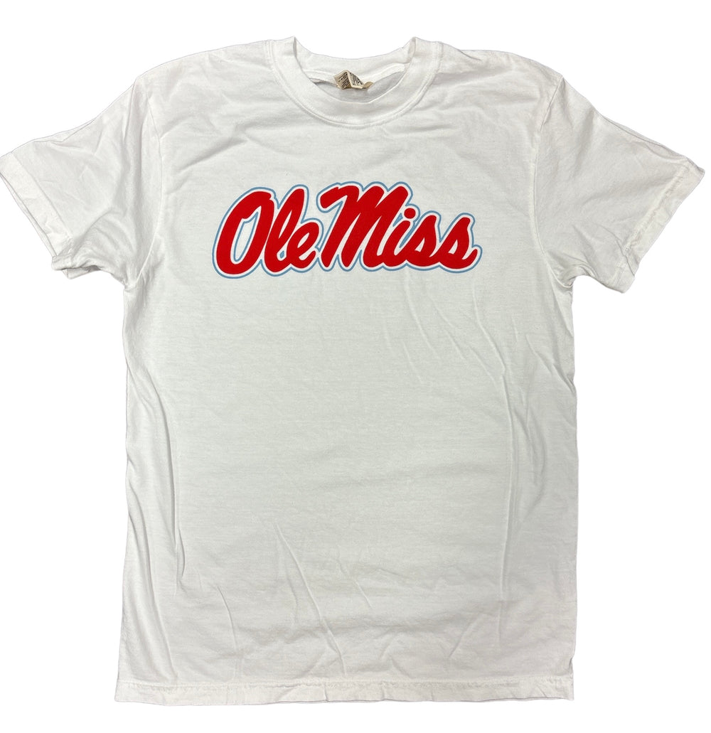 Comfort Color Ole Miss Script Tee