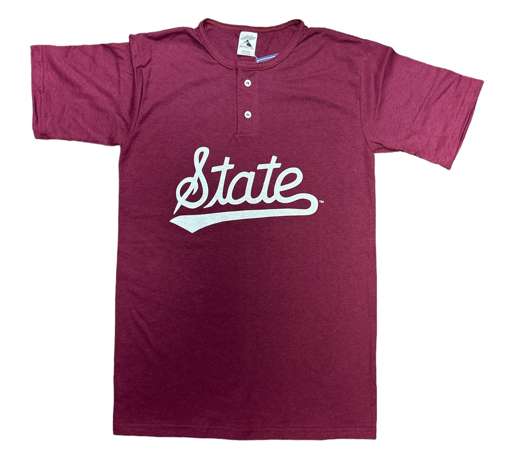 Mississippi State Maroon Henley