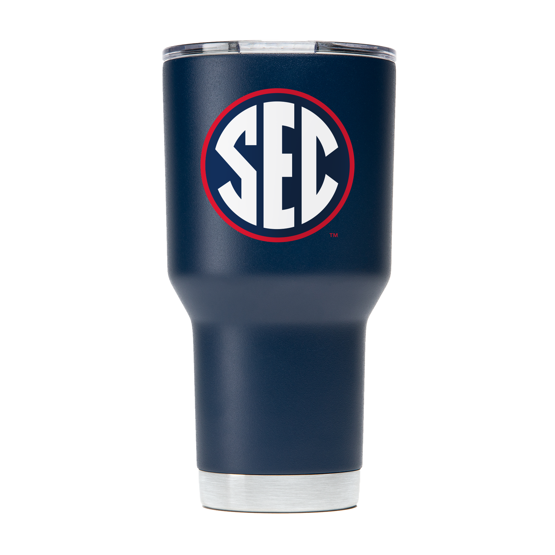 Mississippi 30oz Navy Tumbler - SEC Logo