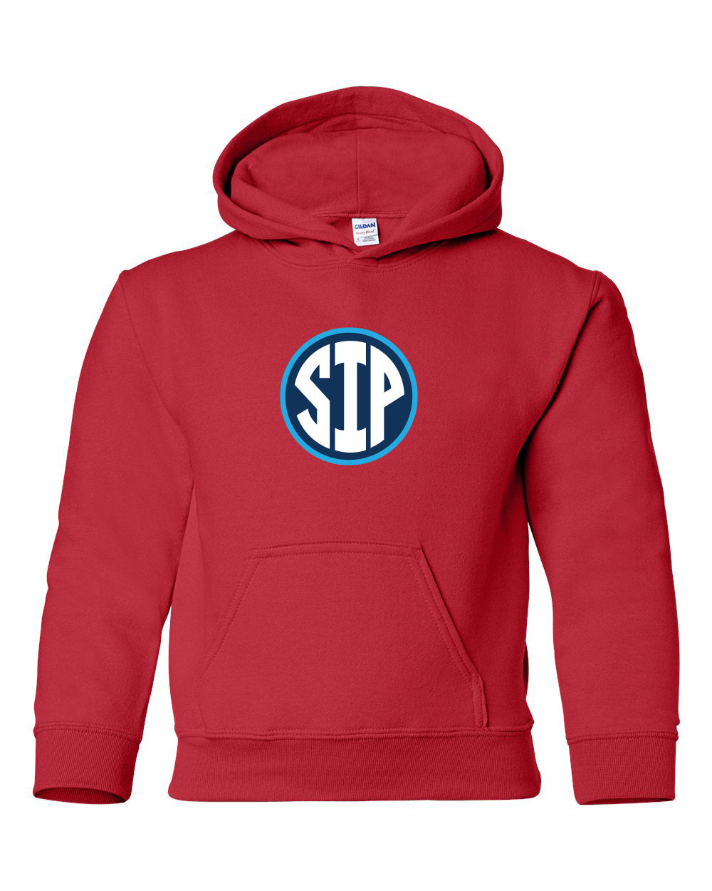 Gildan Youth Ole Miss SIP Hoodie - Red