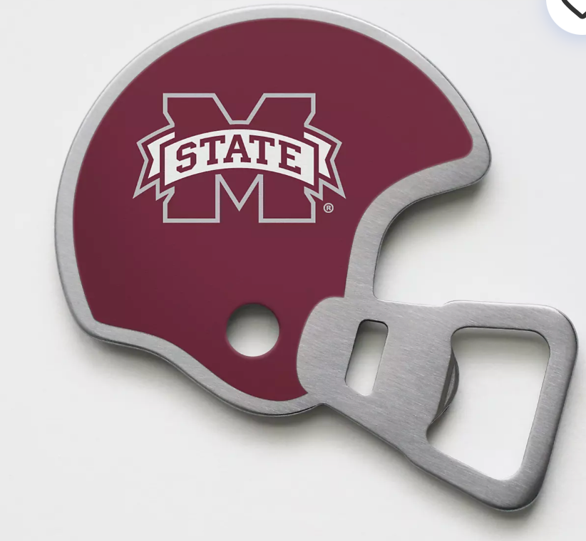 Mississippi State Football Helmet Bottle opener