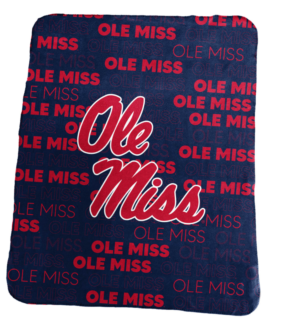 Ole Miss Classic Fleece Blanket