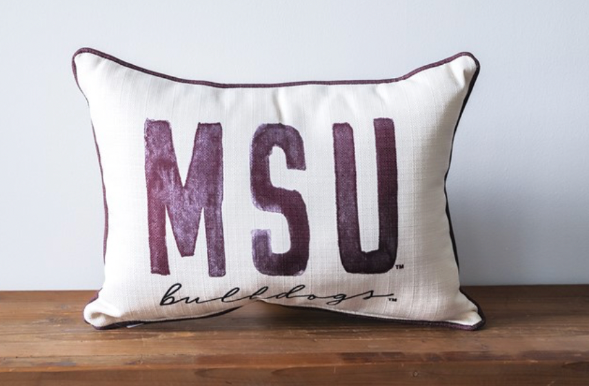 Little Birdie-MSU BULLDOGS POSTER PILLOW
