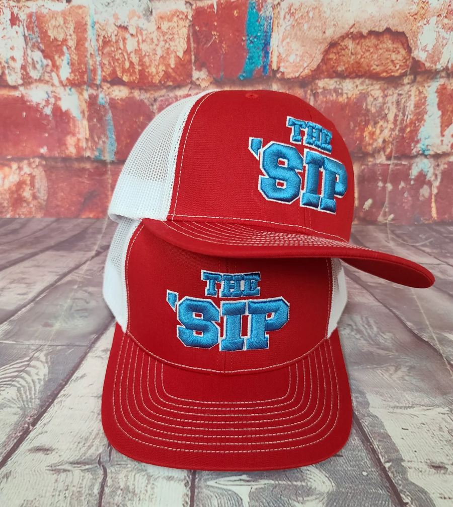 Ole Miss The Sip Puff Red/Powder Blue Hat