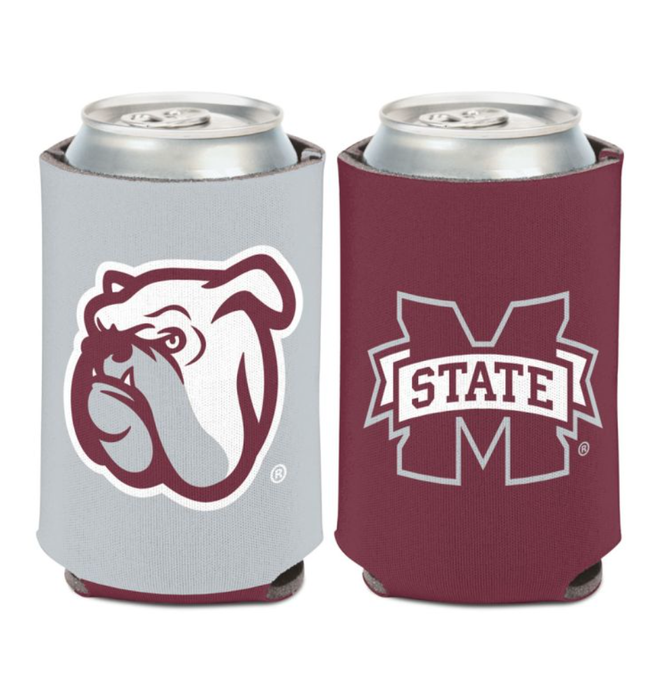 Mississippi State Logos Can Cooler