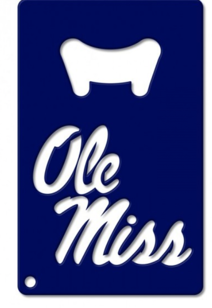 Gameday Ironworks Ole Miss Credit Card Bottle Opener