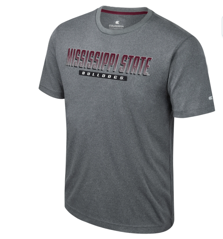 Colosseum Mississippi State Bulldogs Dri Fit Tshirt