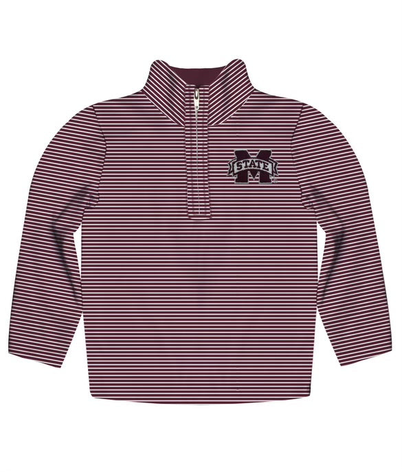 Vive La Fete Youth Mississippi State Embroidered Quarter Zip