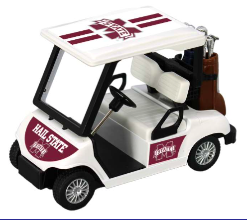 Mississippi State Toy Mini Golf Cart