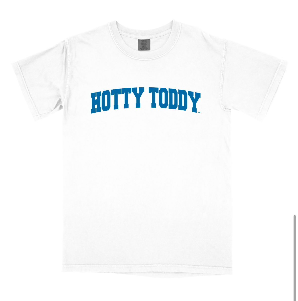 Comfort Colors White Arched Hotty Toddy Tee