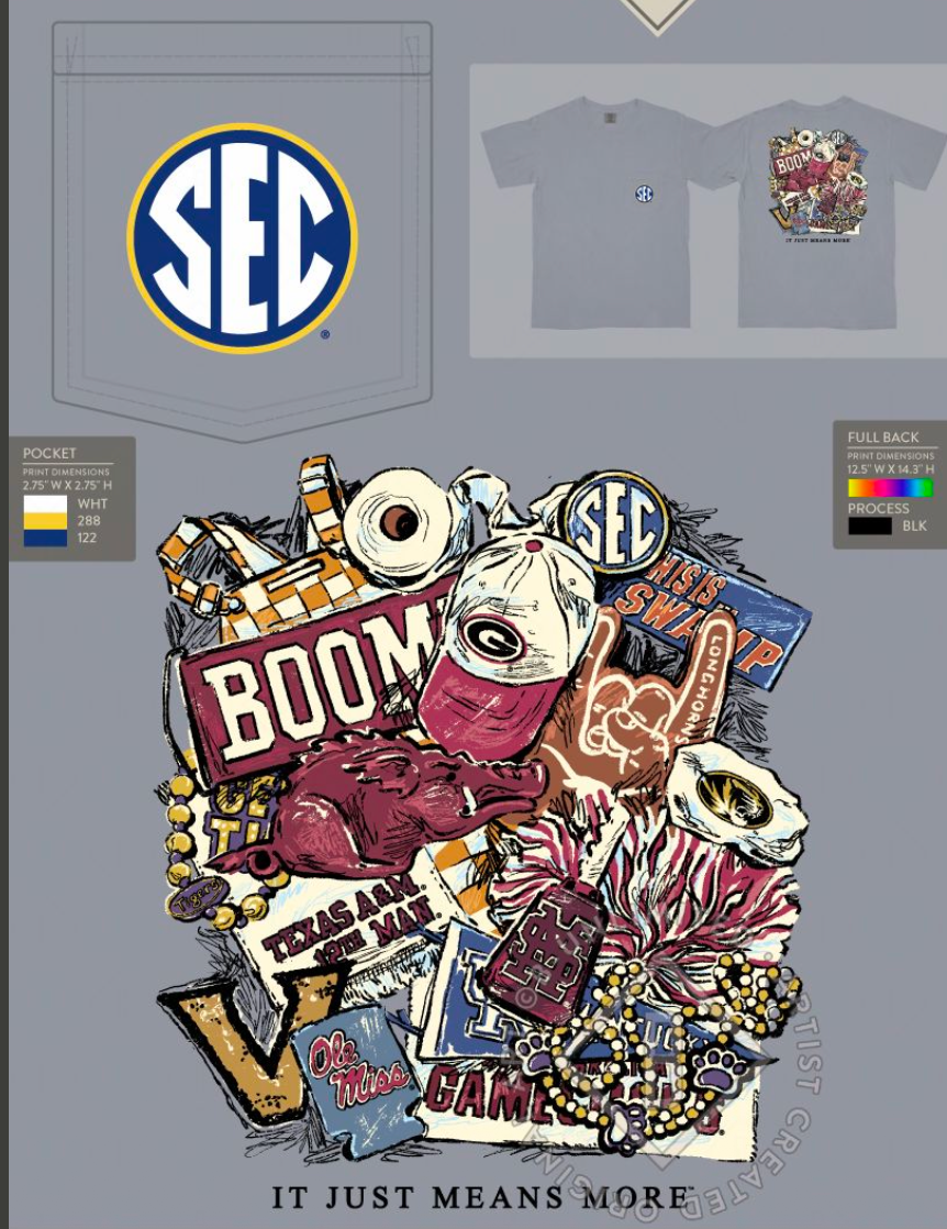 Granite SEC Game Day Pocket T-Shirt