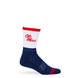 Dead Soxy Crew sock with ole miss stack script