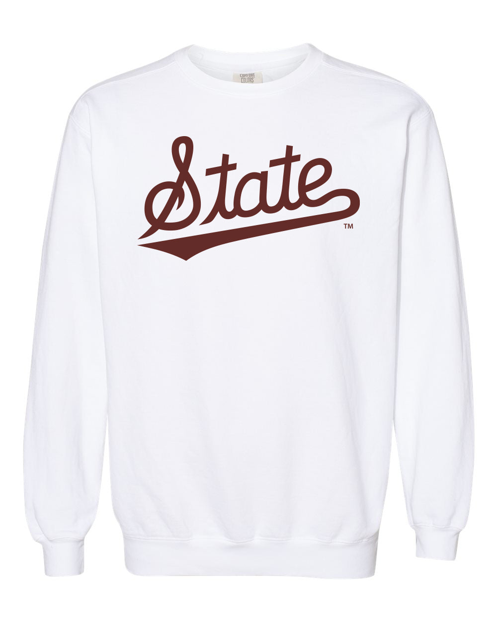 Comfort Color State Script Crewneck Sweatshirt