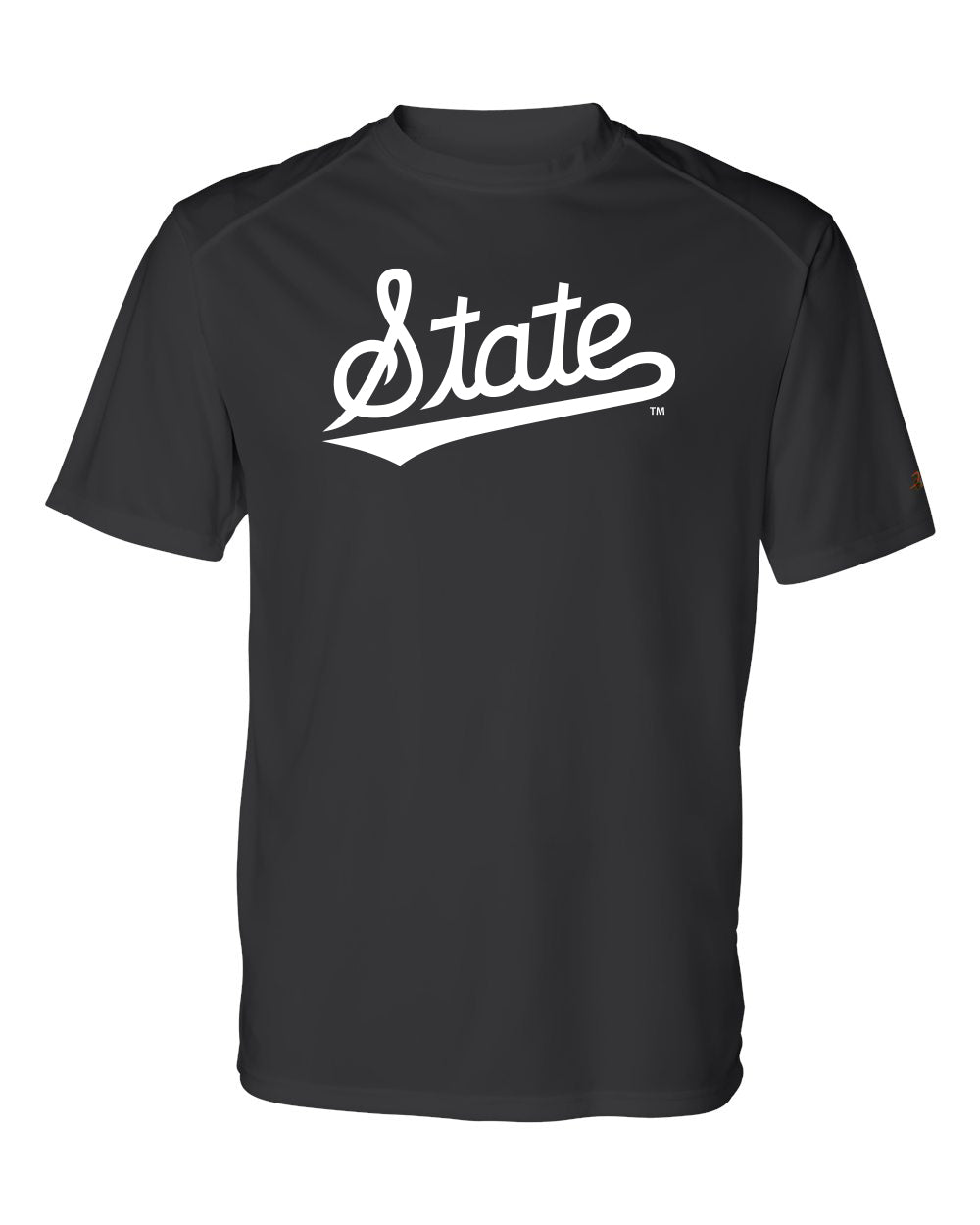 Badger Black Script State T-Shirt