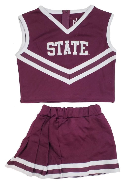 Mississippi State 2 Piece Cheer Uniform