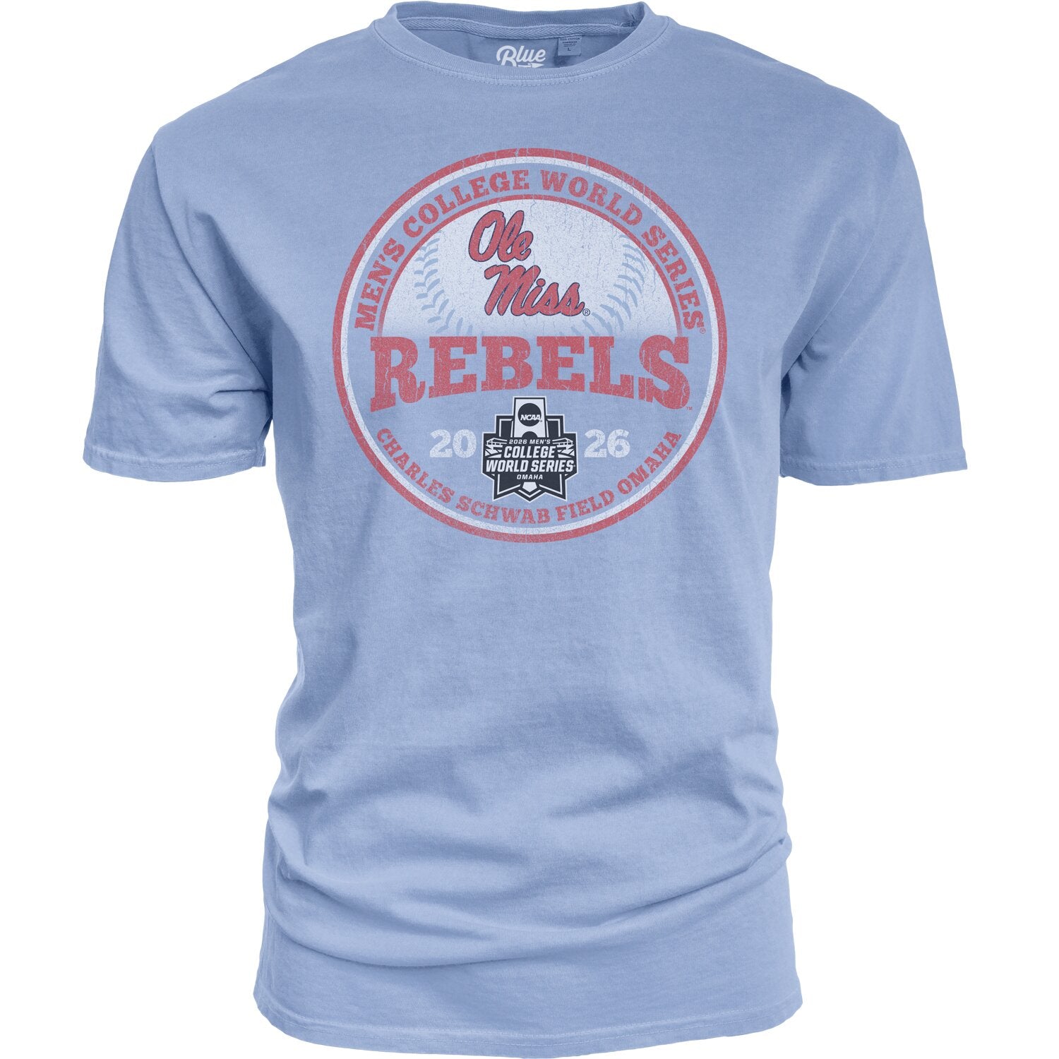 CWS Ole Miss T-Shirt- Omaha Heat Tip Pitch