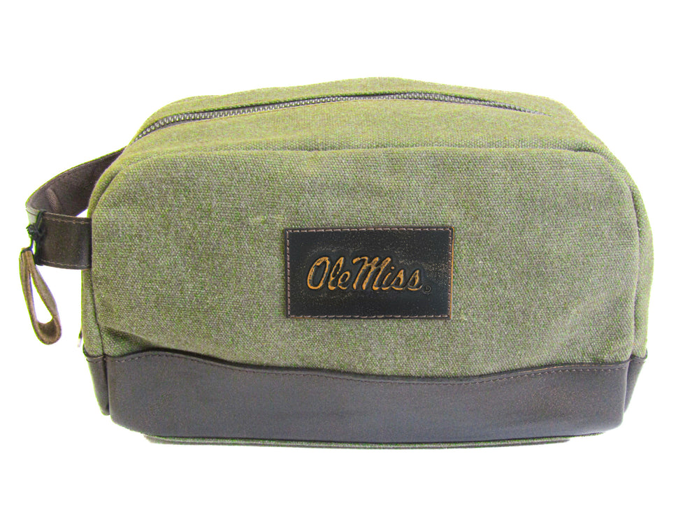 Zep Pro Ole Miss Waxed Canvas Toiletry Bag