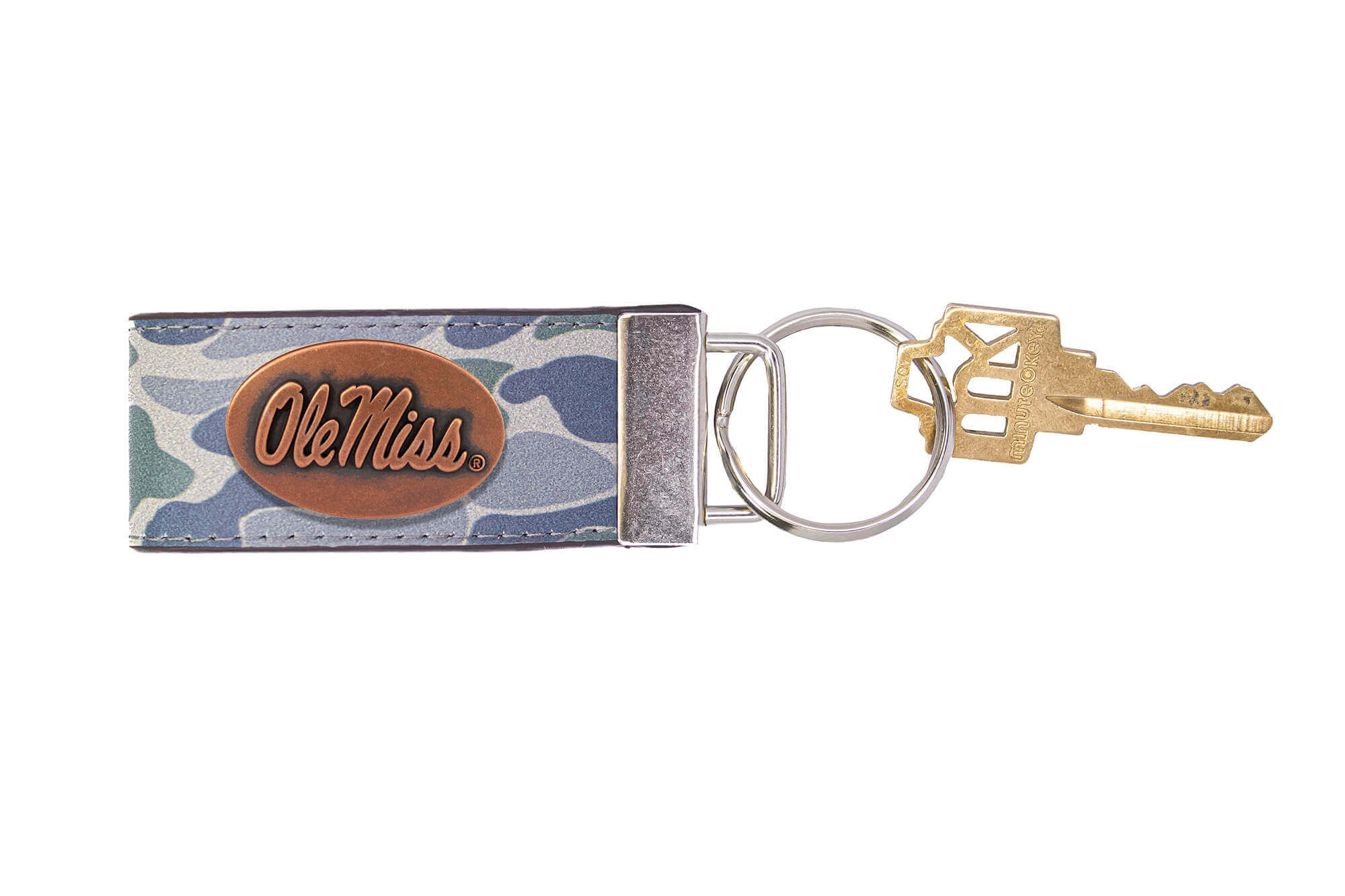 Zep Pro Green Camo Loop Key Fob-Ole Miss