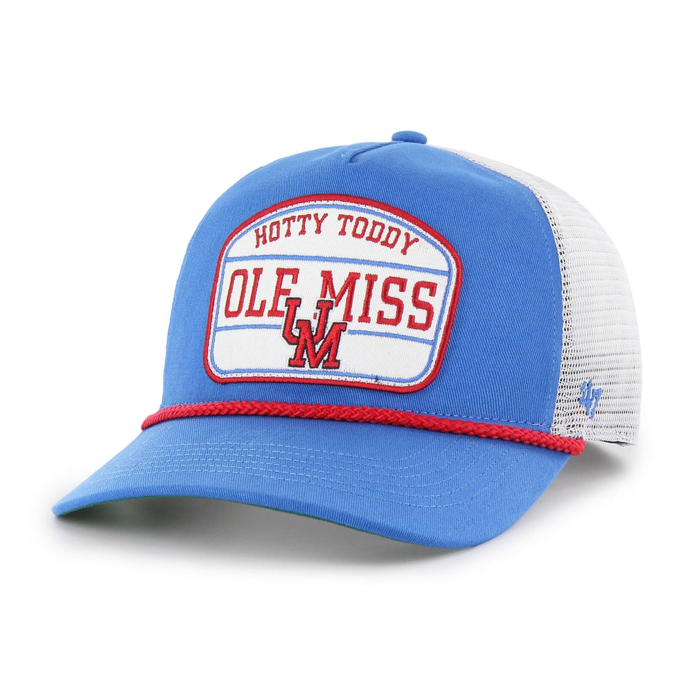 47 Brand Ole Miss Blue Raz Hone Patch Hitch Cap