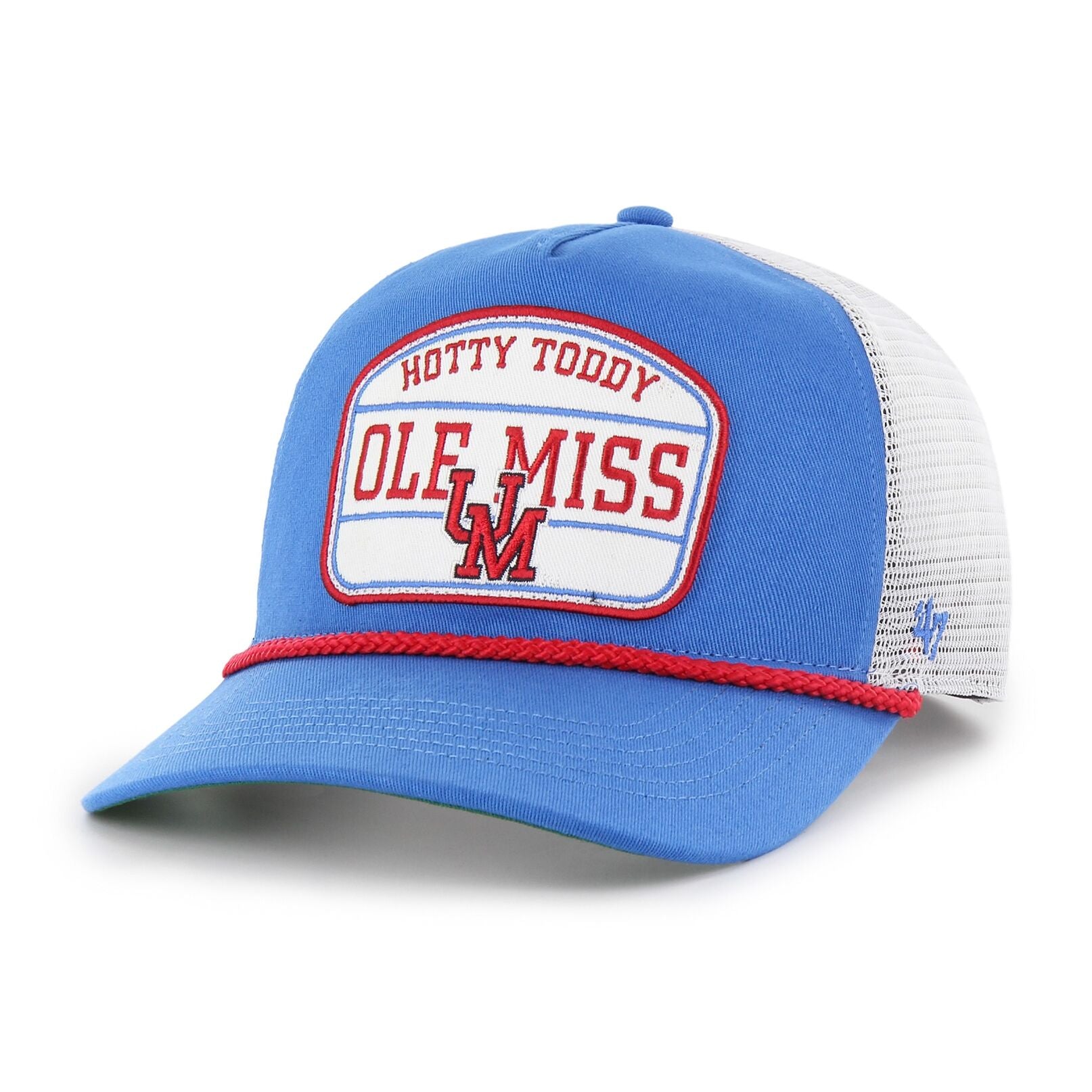 47 Brand Ole Miss Blue Raz Hone Patch Hitch Cap
