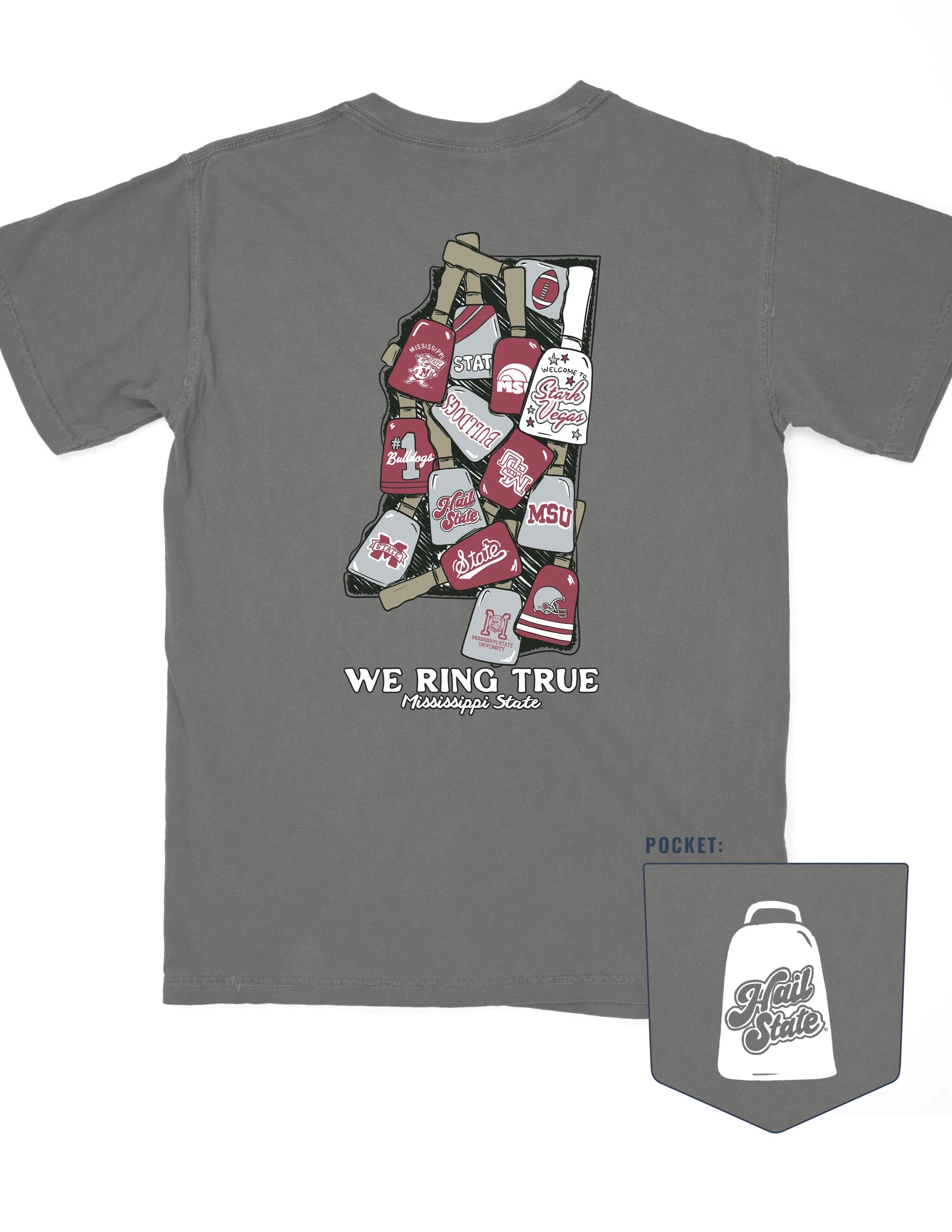 Comfort Color Mississippi State "We Ring True" Tee